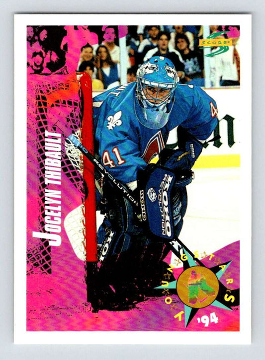 1994-95 Score Hockey #250 Jocelyn Thibault  Quebec Nordiques  V90916 Image 1