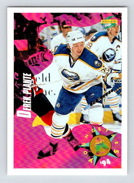 1994-95 Score Hockey #251 Derek Plante  Buffalo Sabres  V90917 Image 1