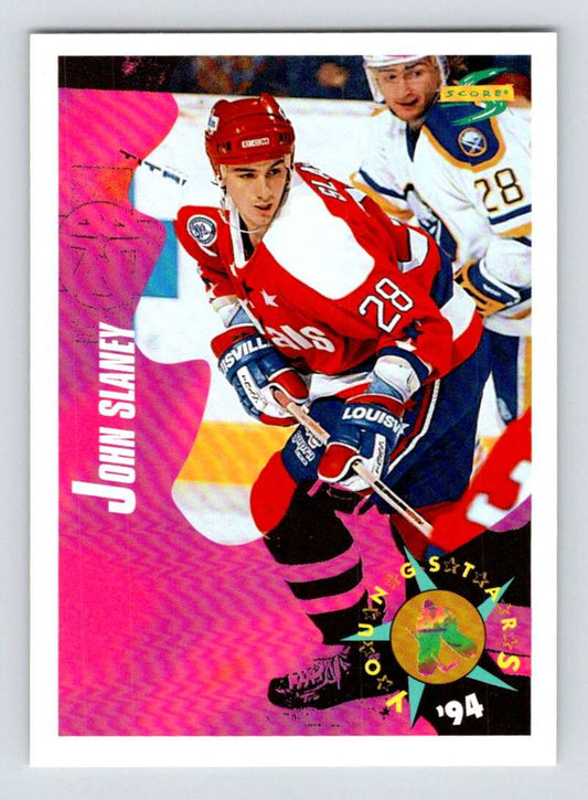 1994-95 Score Hockey #262 John Slaney  Washington Capitals  V90928 Image 1