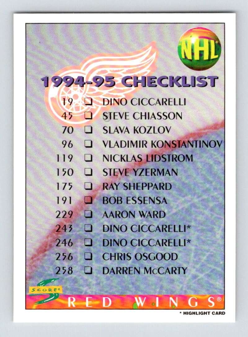 1994-95 Score Hockey #266 Edmonton Oilers V90932 Image 1