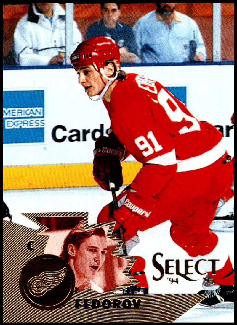 1994-95 Select Hockey #10 Sergei Fedorov  Detroit Red Wings  V89865 Image 1