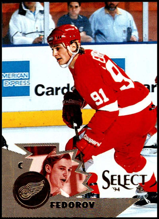 1994-95 Select Hockey #10 Sergei Fedorov  Detroit Red Wings  V89865 Image 1