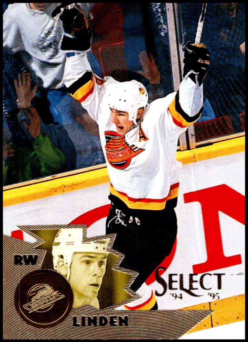 1994-95 Select Hockey #11 Trevor Linden Vancouver Canucks V89866 Image 1