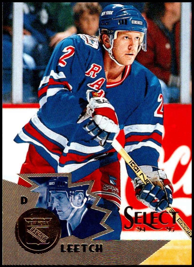1994-95 Select Hockey #24 Brian Leetch New York Rangers V89879 Image 1