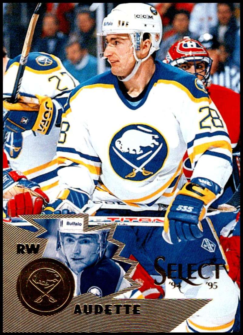 1994-95 Select Hockey #26 Donald Audette Buffalo Sabres V89881 Image 1