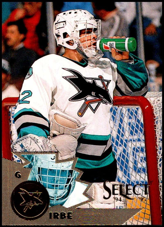 1994-95 Select Hockey #37 Arturs Irbe  San Jose Sharks  V89892 Image 1
