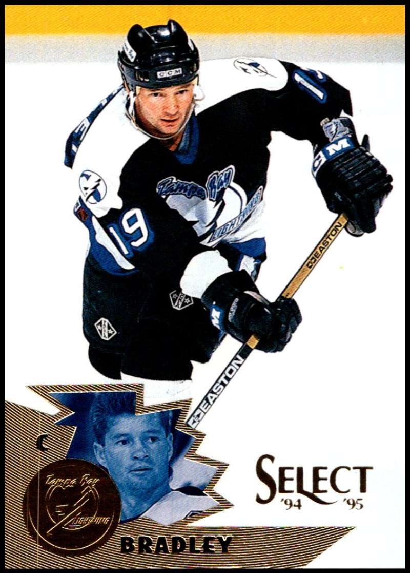 1994-95 Select Hockey #43 Brian Bradley Tampa Bay Lightning V90145 Image 1