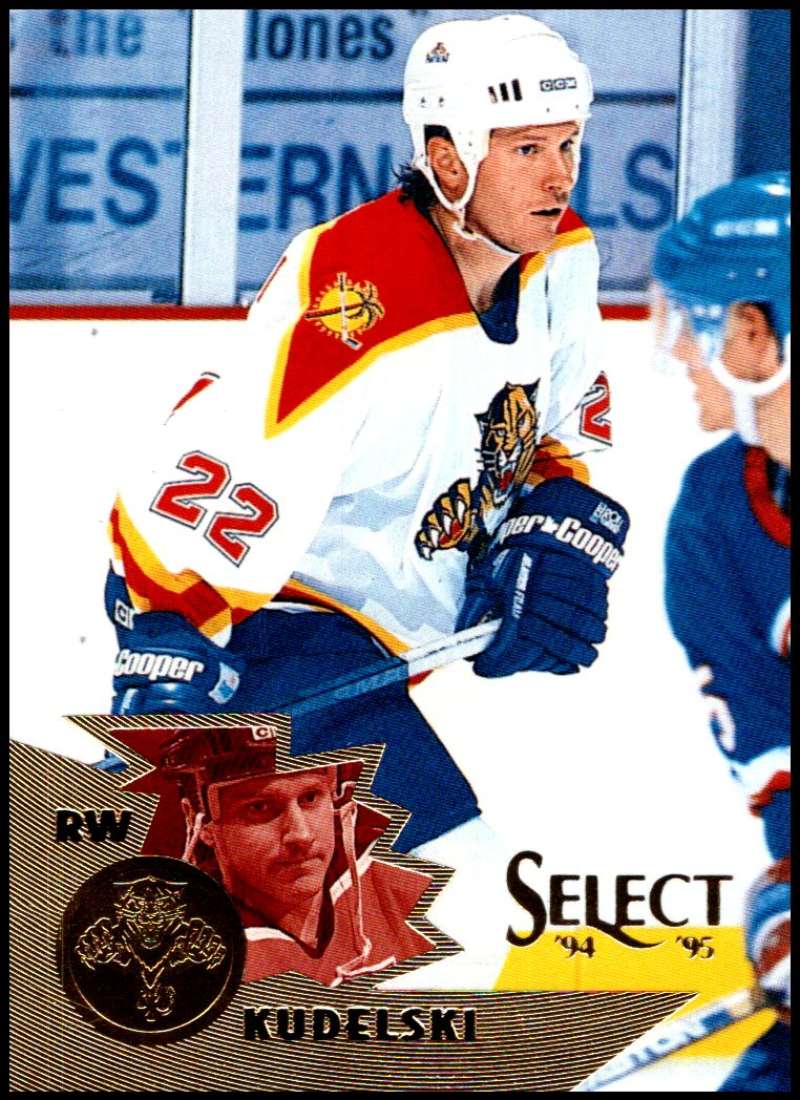 1994-95 Select Hockey #55 Bob Kudelski Florida Panthers V89909 Image 1