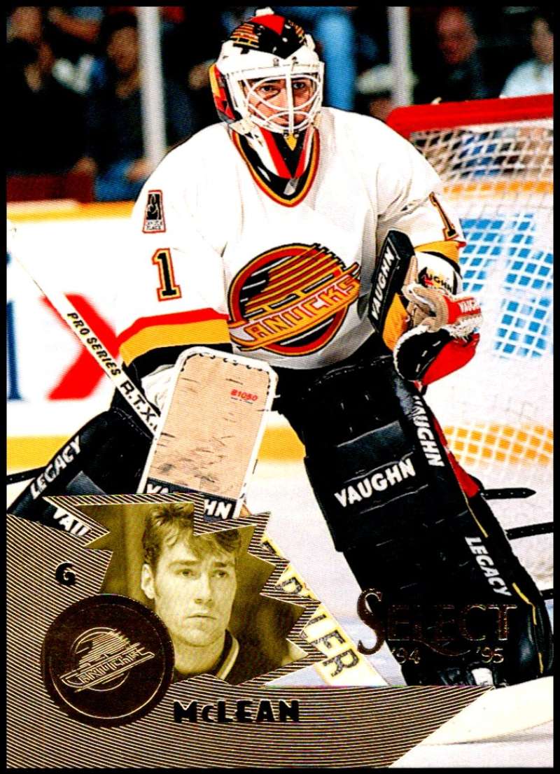 1994-95 Select Hockey #64 Kirk McLean Vancouver Canucks V89918 Image 1