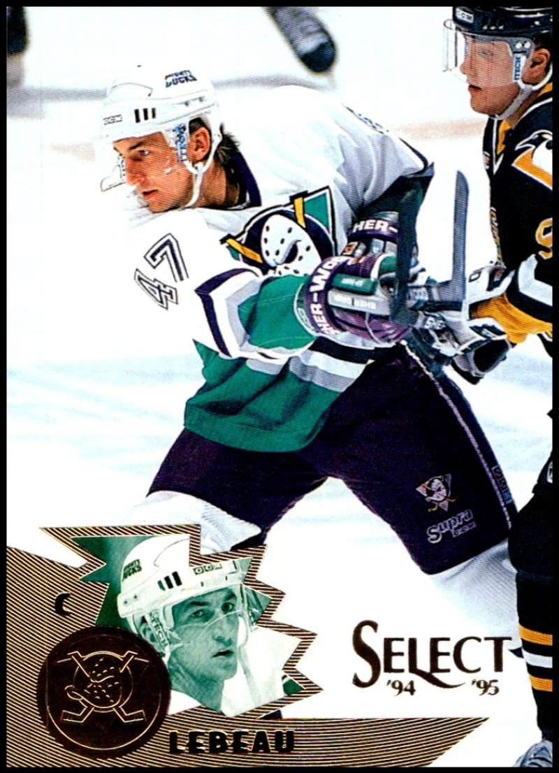 1994-95 Select Hockey #65 Stephan Lebeau Anaheim Ducks V89919 Image 1