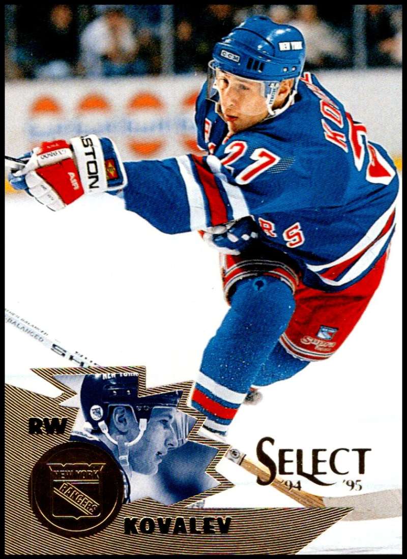 1994-95 Select Hockey #66 Alexei Kovalev New York Rangers V89920 Image 1
