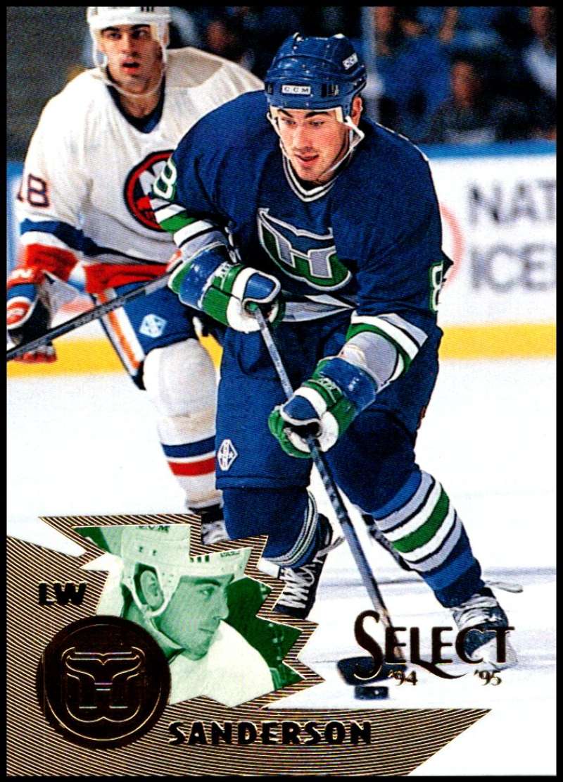 1994-95 Select Hockey #68 Geoff Sanderson Hartford Whalers V89922 Image 1