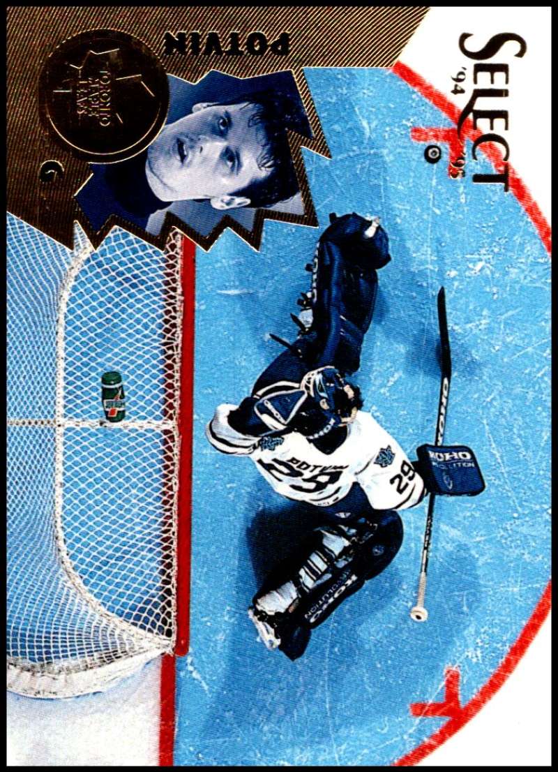 1994-95 Select Hockey #90 Felix Potvin Toronto Maple Leafs V89944 Image 1