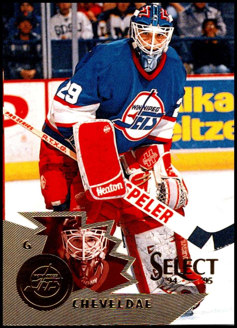 1994-95 Select Hockey #102 Tim Cheveldae Winnipeg Jets V89956 Image 1