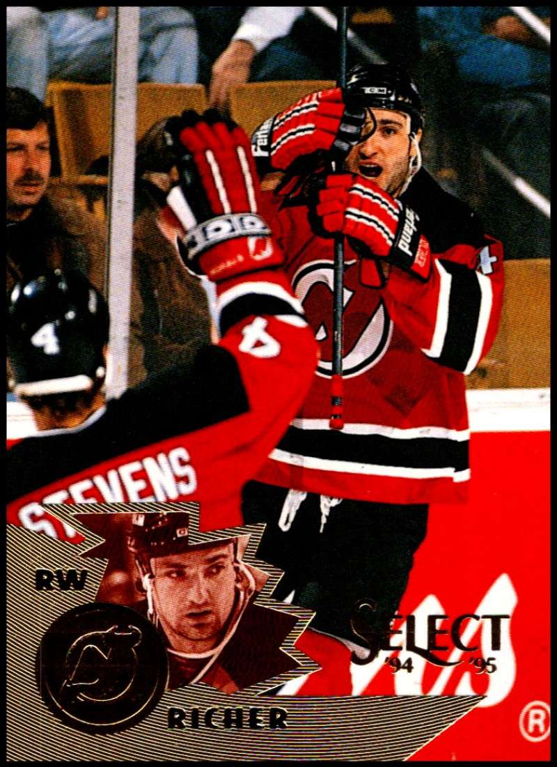 1994-95 Select Hockey #108 Stephane Richer New Jersey Devils V89962 Image 1