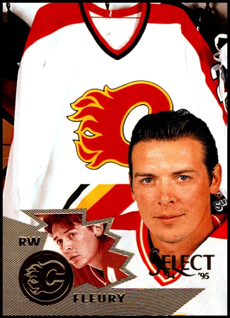 1994-95 Select Hockey #109 Theo Fleury Calgary Flames V89963 Image 1