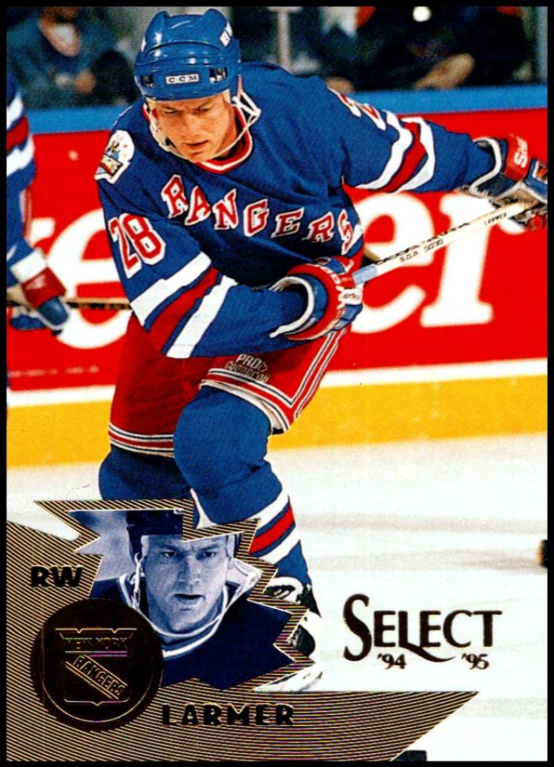1994-95 Select Hockey #112 Steve Larmer New York Rangers V89966 Image 1
