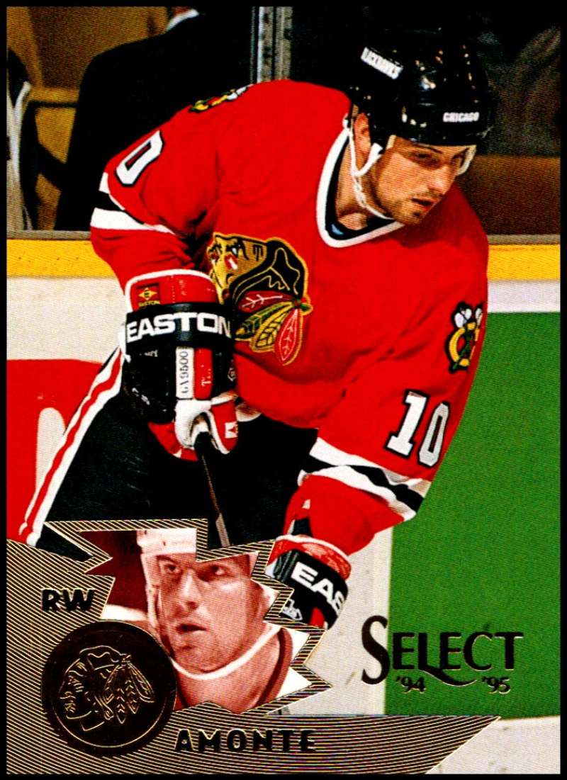 1994-95 Select Hockey #115 Tony Amonte Chicago Blackhawks V89969 Image 1