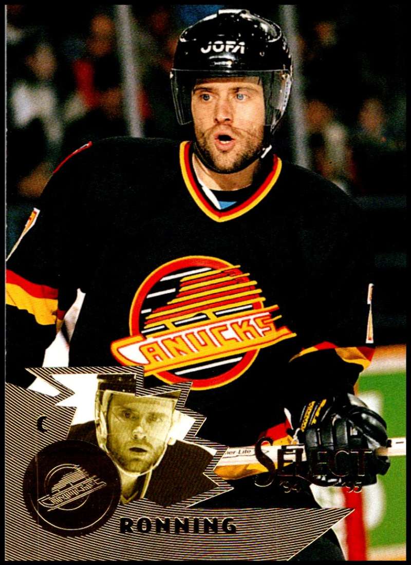 1994-95 Select Hockey #122 Cliff Ronning Vancouver Canucks V89976 Image 1