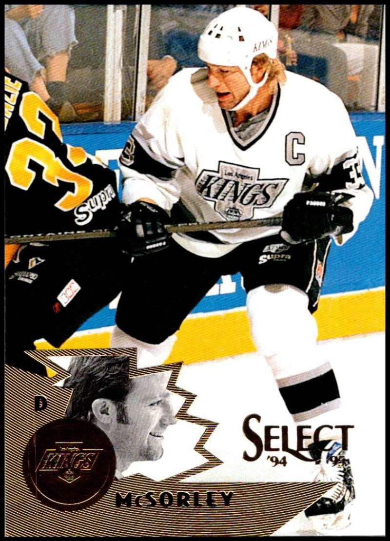 1994-95 Select Hockey #124 Marty McSorley Los Angeles Kings V89978 Image 1