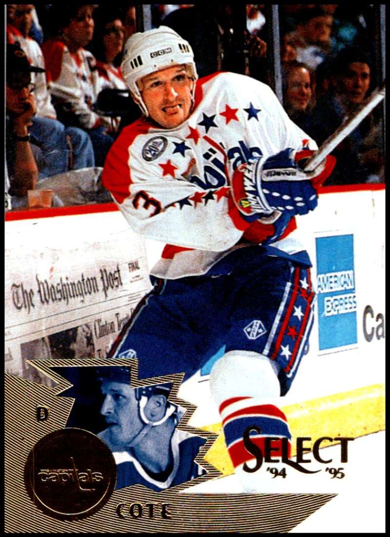 1994-95 Select Hockey #128 Sylvain Cote Washington Capitals V89982 Image 1