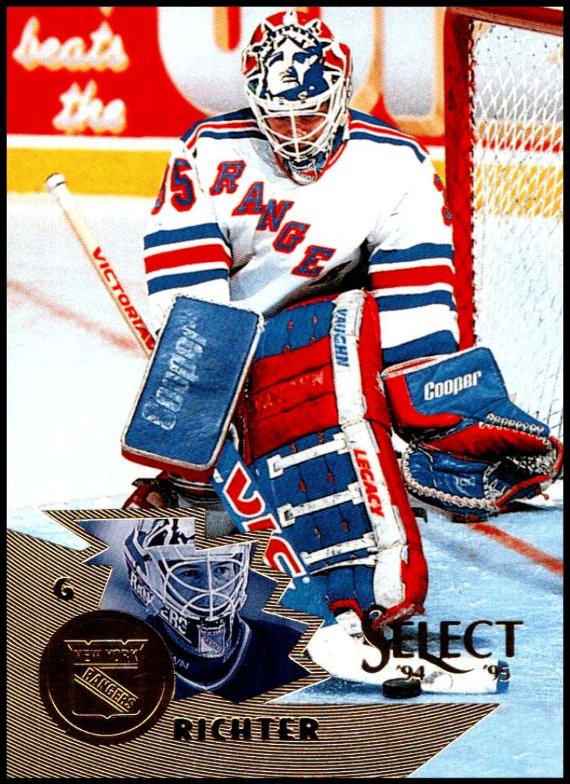 1994-95 Select Hockey #133 Mike Richter New York Rangers V89987 Image 1