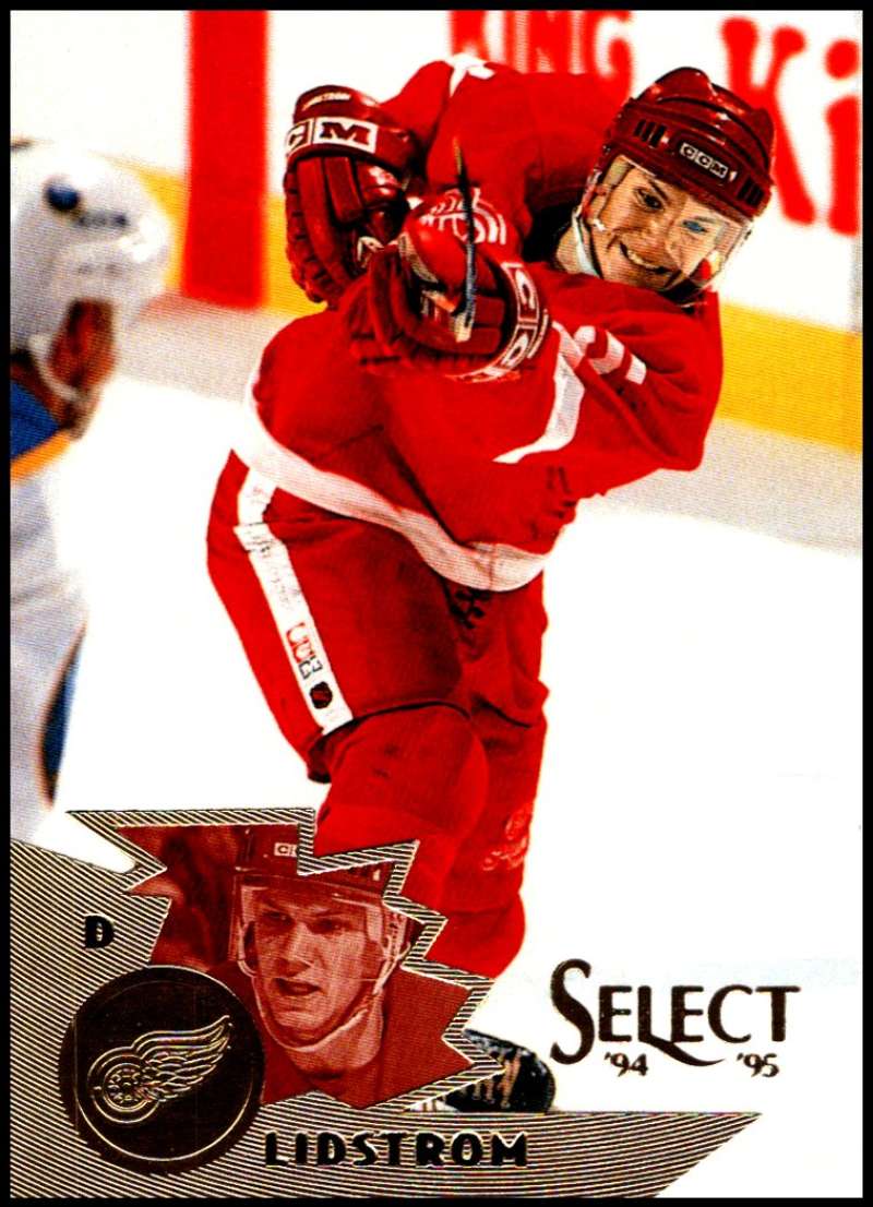 1994-95 Select Hockey #134 Nicklas Lidstrom Detroit Red Wings V89988 Image 1