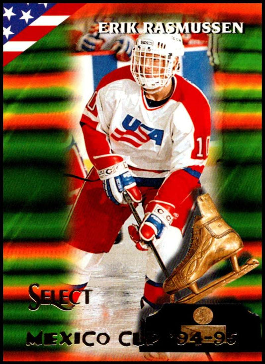 1994-95 Select Hockey #152 Erik Rasmussen  RC Rookie  V90006 Image 1