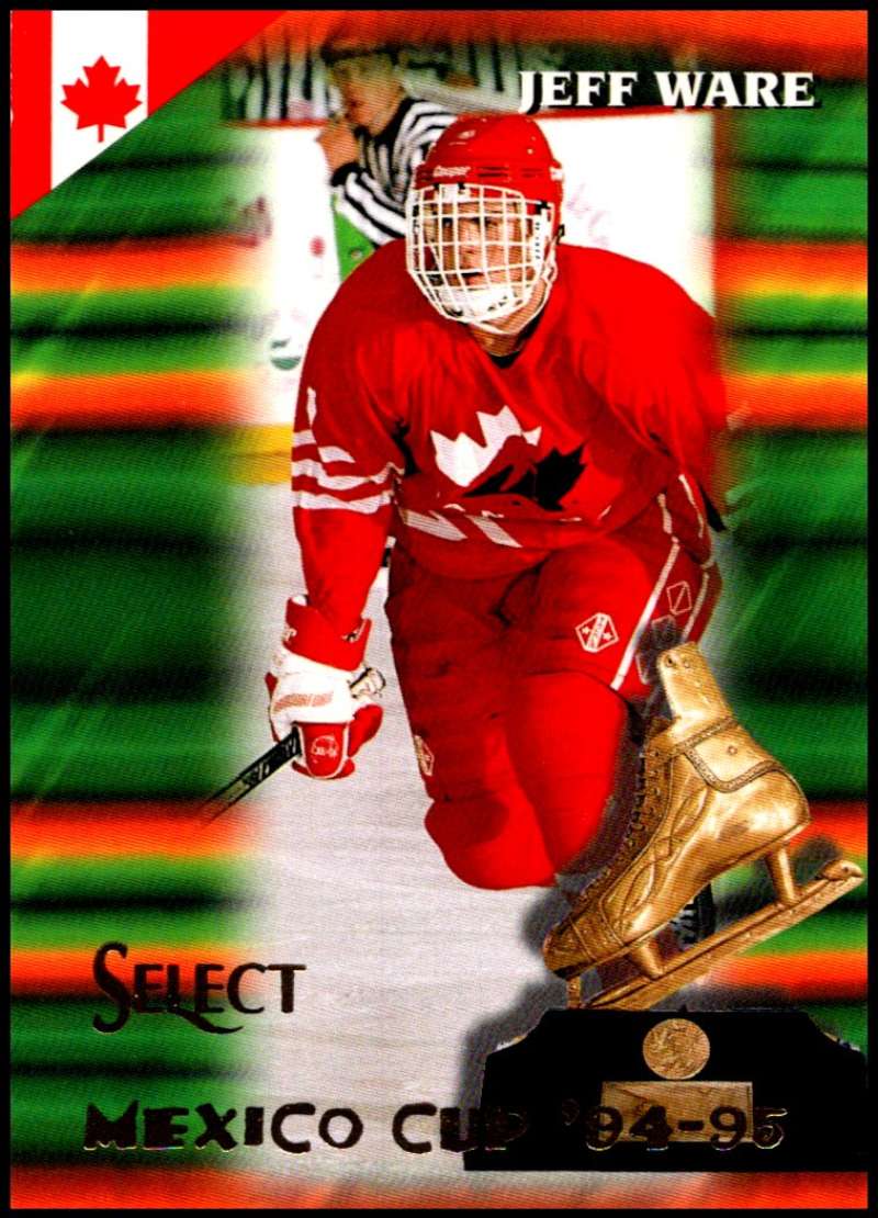 1994-95 Select Hockey #163 Jeff Ware RC Rookie V90017 Image 1