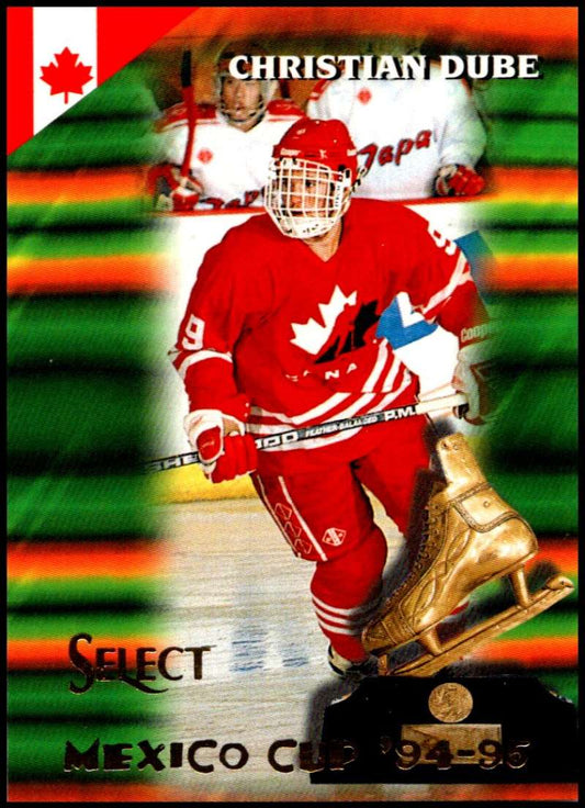 1994-95 Select Hockey #166 Christian Dube  RC Rookie  V90020 Image 1