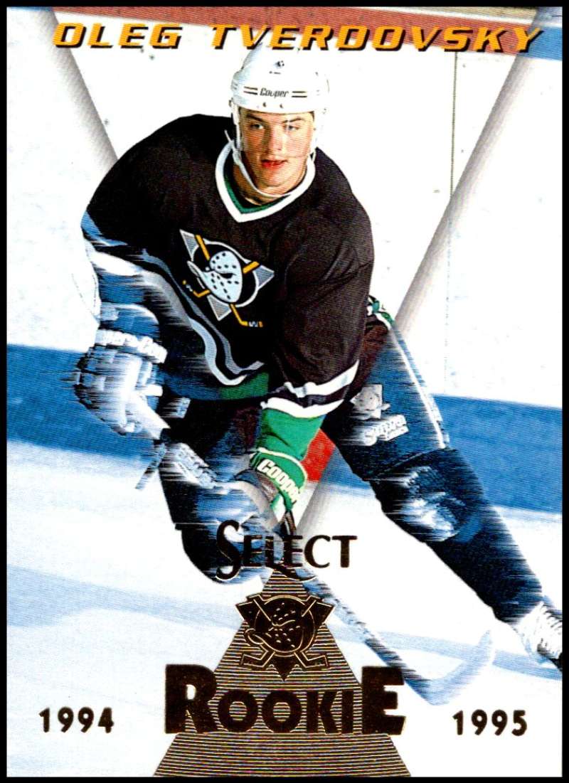 1994-95 Select Hockey #169 Oleg Tverdovsky Anaheim Ducks V90023 Image 1