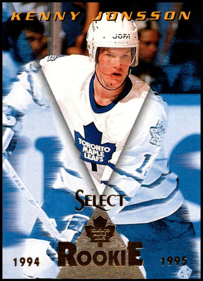 1994-95 Select Hockey #172 Kenny Jonsson Toronto Maple Leafs V90026 Image 1