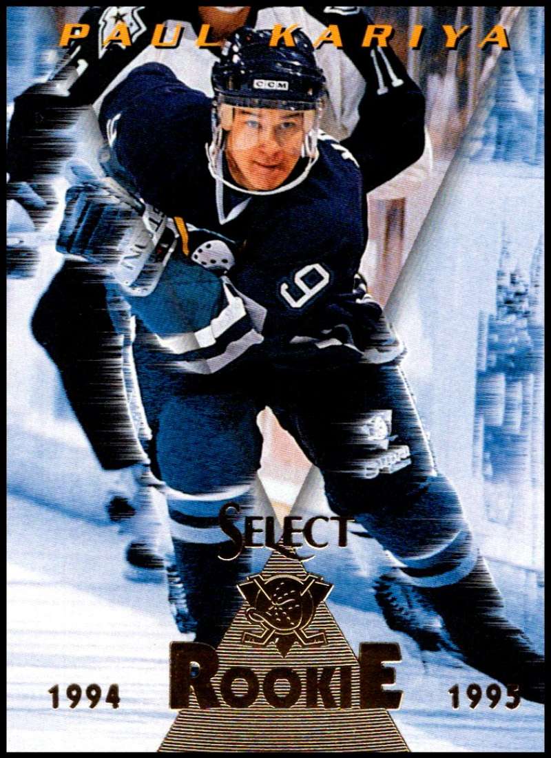1994-95 Select Hockey #173 Paul Kariya Anaheim Ducks V90027 Image 1