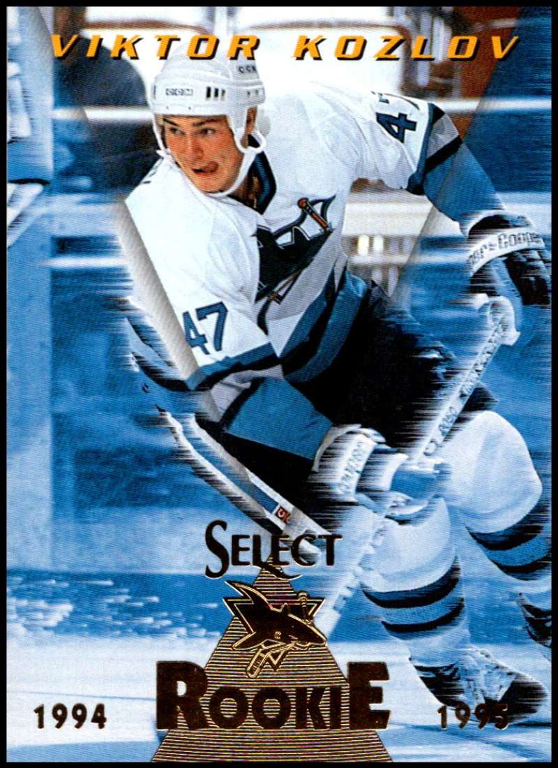 1994-95 Select Hockey #174 Viktor Kozlov San Jose Sharks V90028 Image 1