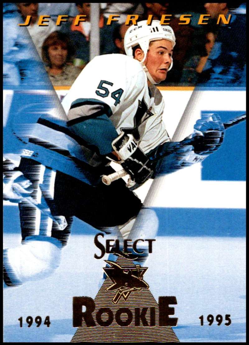 1994-95 Select Hockey #176 Jeff Friesen San Jose Sharks V90030 Image 1
