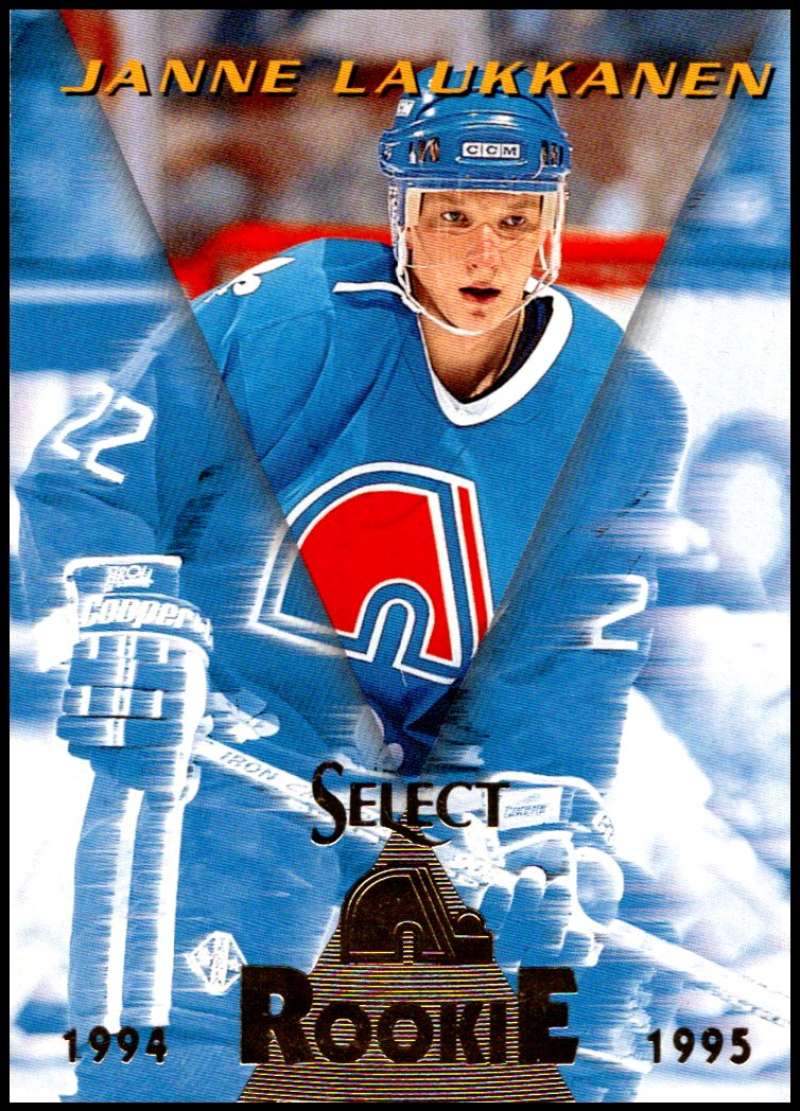1994-95 Select Hockey #181 Janne Laukkanen Quebec Nordiques V90035 Image 1