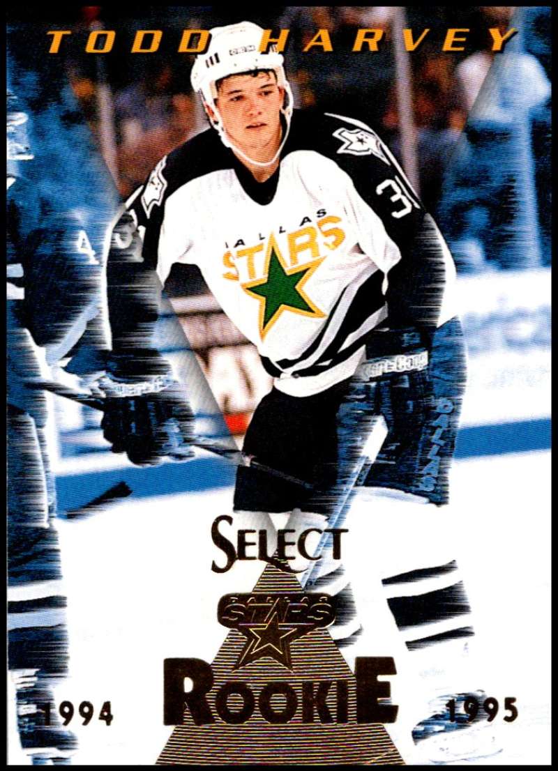 1994-95 Select Hockey #182 Todd Harvey Dallas Stars V90036 Image 1