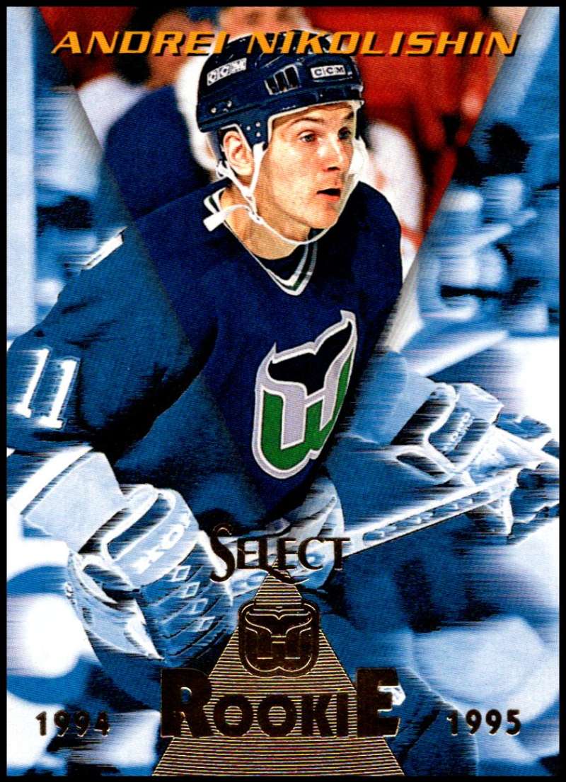 1994-95 Select Hockey #184 Andrei Nikolishin Hartford Whalers V90038 Image 1