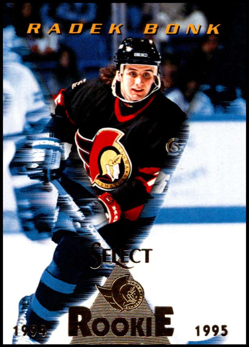 1994-95 Select Hockey #186 Radek Bonk RC Rookie Ottawa Senators V90040 Image 1