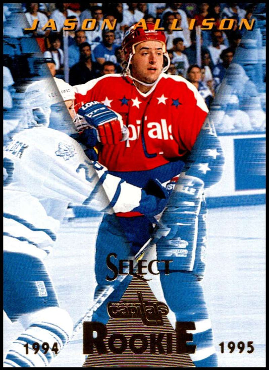 1994-95 Select Hockey #193 Jason Allison  Washington Capitals  V90047 Image 1