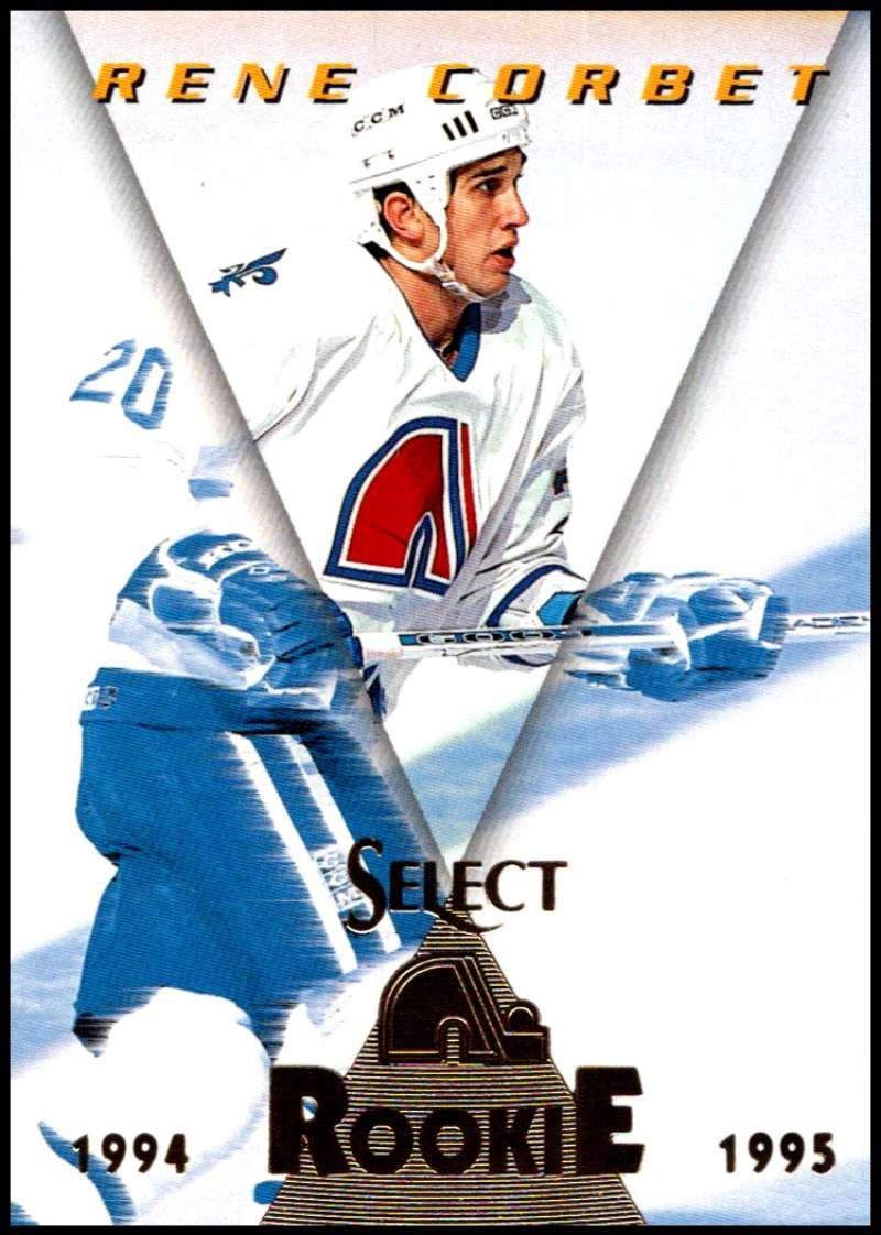1994-95 Select Hockey #197 Rene Corbet Quebec Nordiques V90051 Image 1