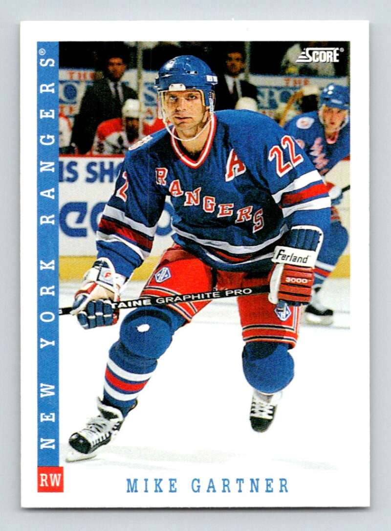 1993-94 Score Canadian #2 Mike Gartner Hockey Image 1