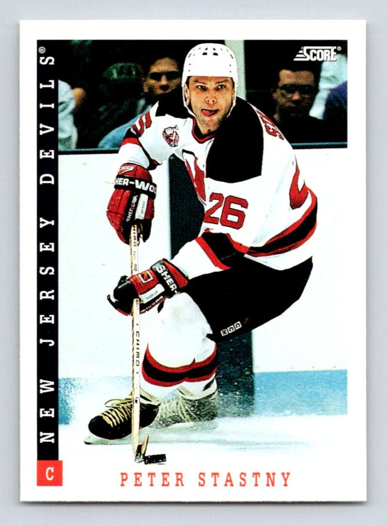 1993-94 Score Canadian #22 Peter Stastny Hockey Image 1