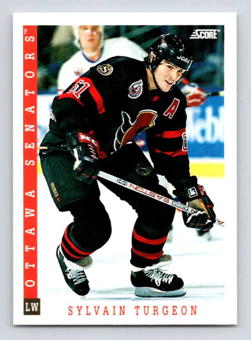 1993-94 Score Canadian #46 Sylvain Turgeon Hockey Ottawa Senators Image 1