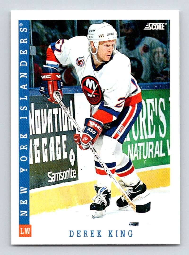 1993-94 Score Canadian #48 Derek King Hockey New York Islanders Image 1