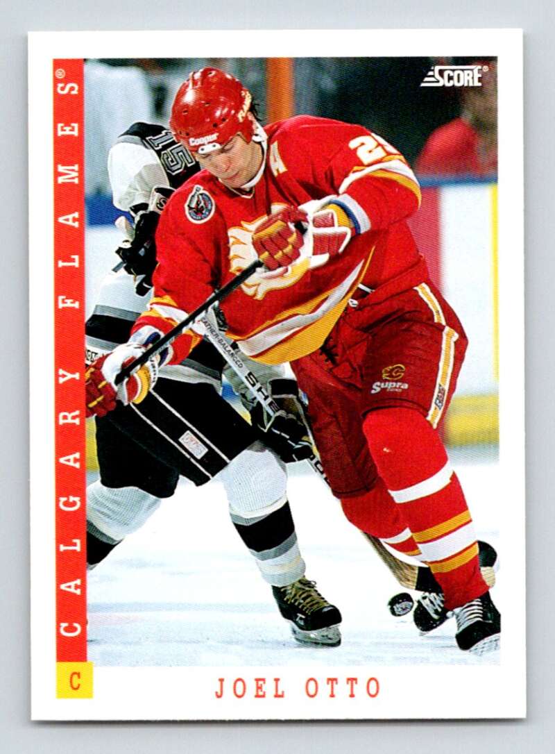 1993-94 Score Canadian #74 Joel Otto Hockey Calgary Flames Image 1