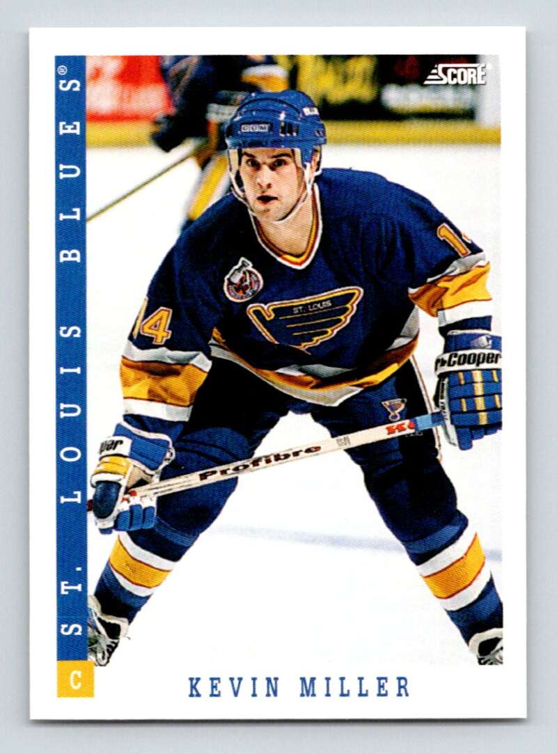 1993-94 Score Canadian #89 Kevin Miller Hockey Image 1