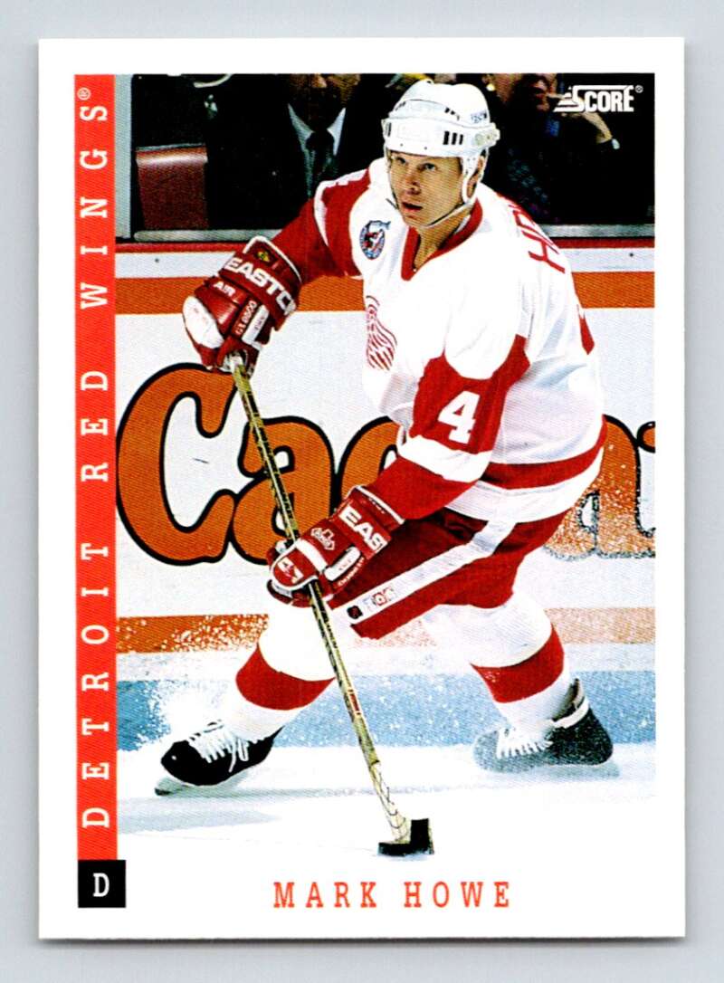1993-94 Score Canadian #91 Mark Howe Hockey Detroit Red Wings Image 1