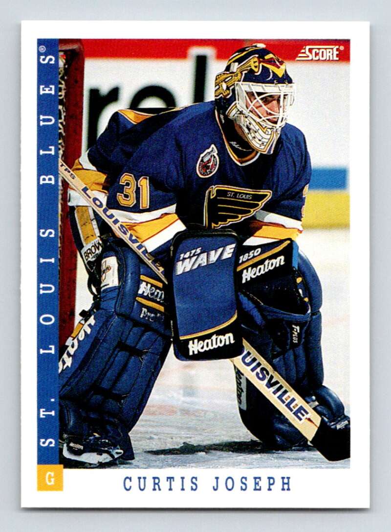 1993-94 Score Canadian #116 Curtis Joseph Hockey St. Louis Blues Image 1
