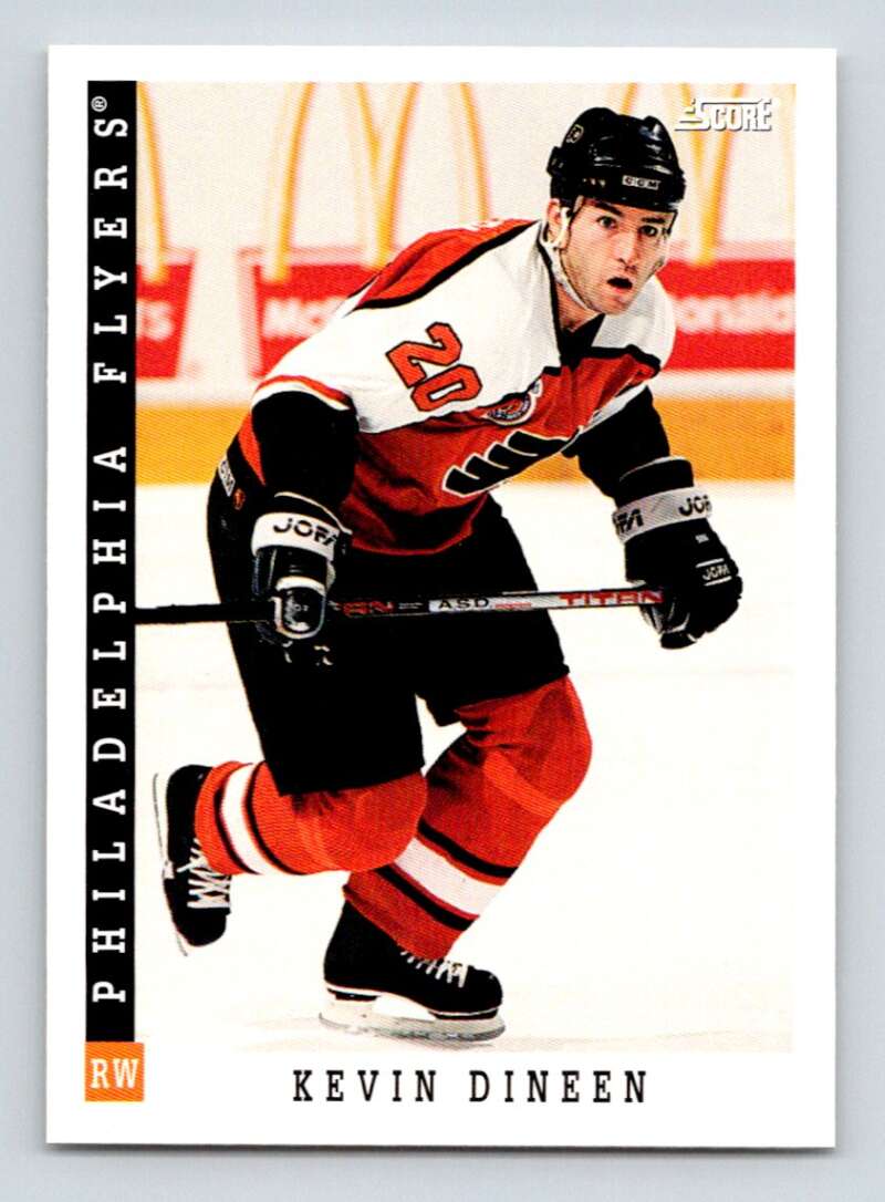 1993-94 Score Canadian #122 Kevin Dineen Hockey Philadelphia Flyers Image 1